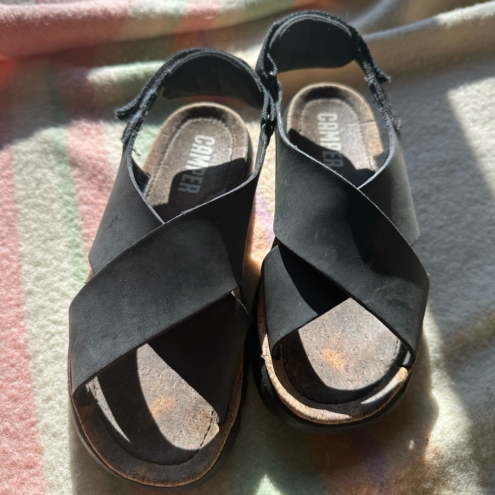 Camper Women's Every day Black Sandals